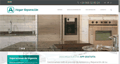 Desktop Screenshot of hogarreparacion.com